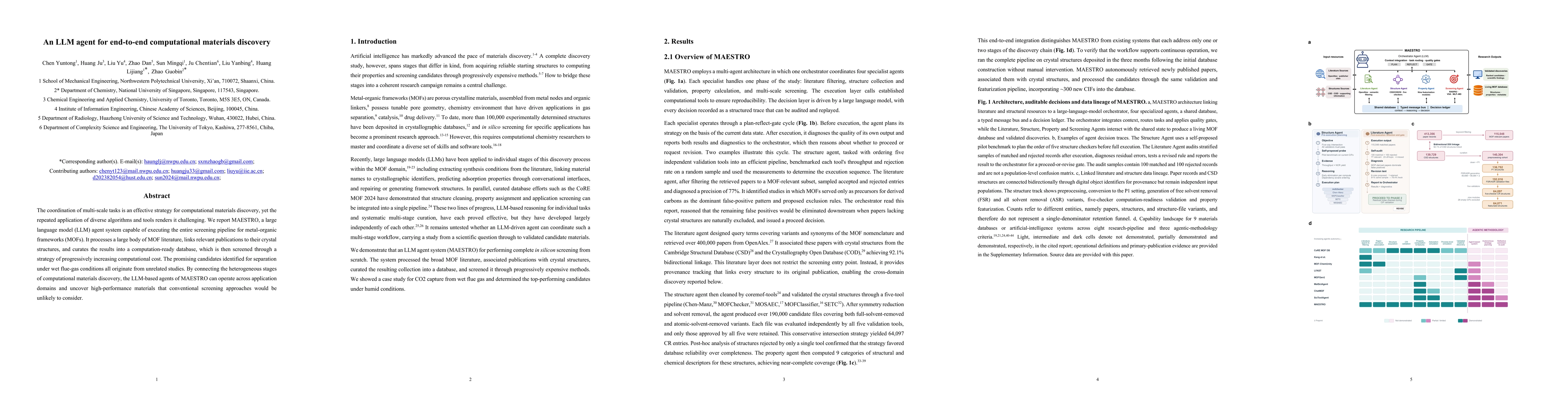 Thumbnail for An LLM agent for end-to-end computational materials discovery