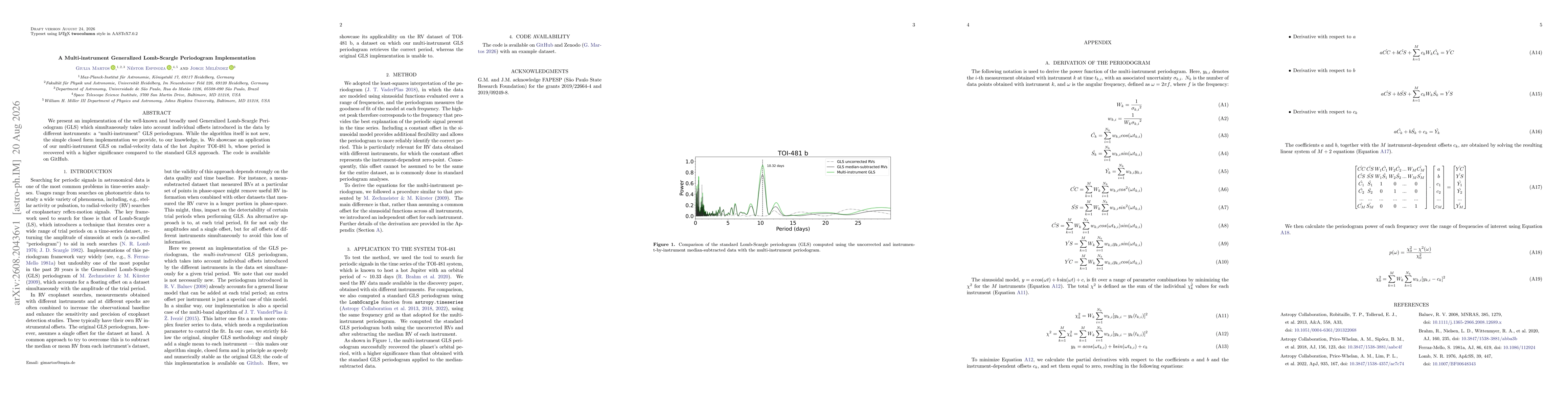 Thumbnail for A Multi-instrument Generalized Lomb-Scargle Periodogram Implementation
