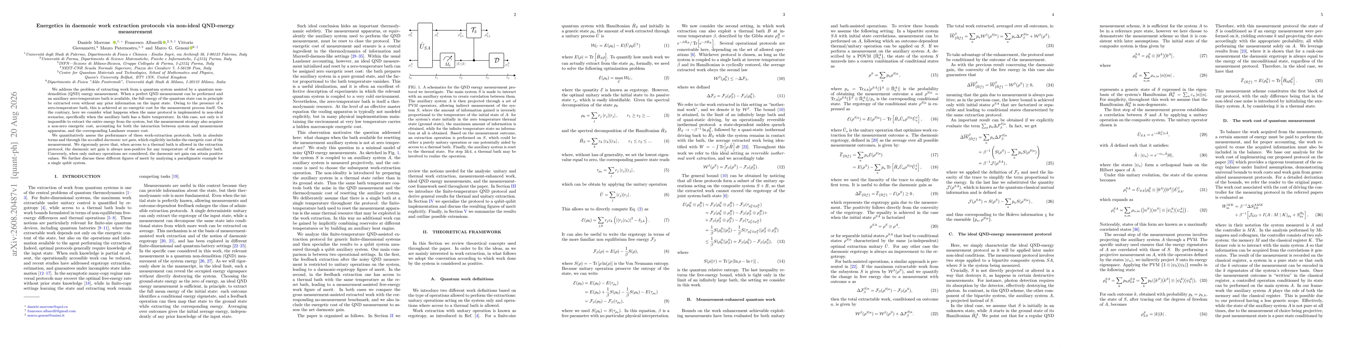 Thumbnail for Energetics in daemonic work extraction protocols via non-ideal QND-energy measurement