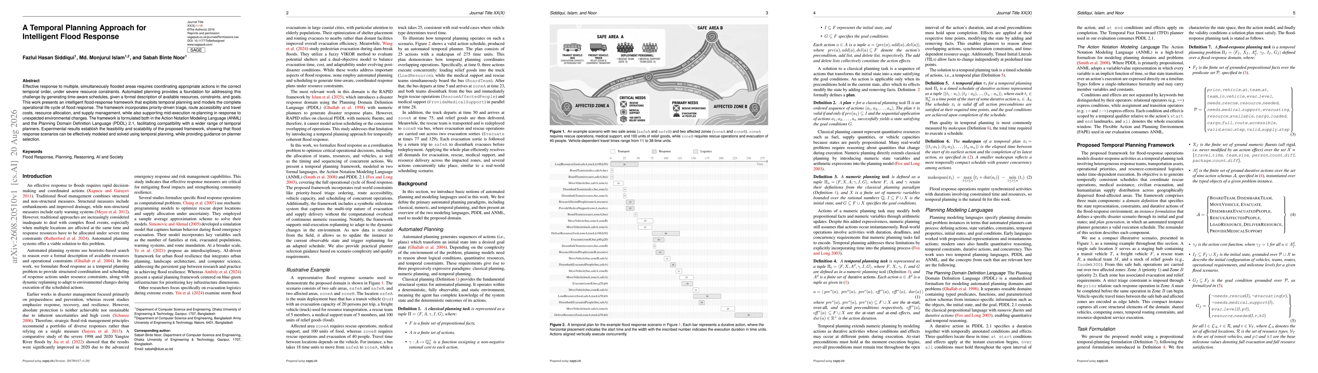 Thumbnail for A Temporal Planning Approach for Intelligent Flood Response