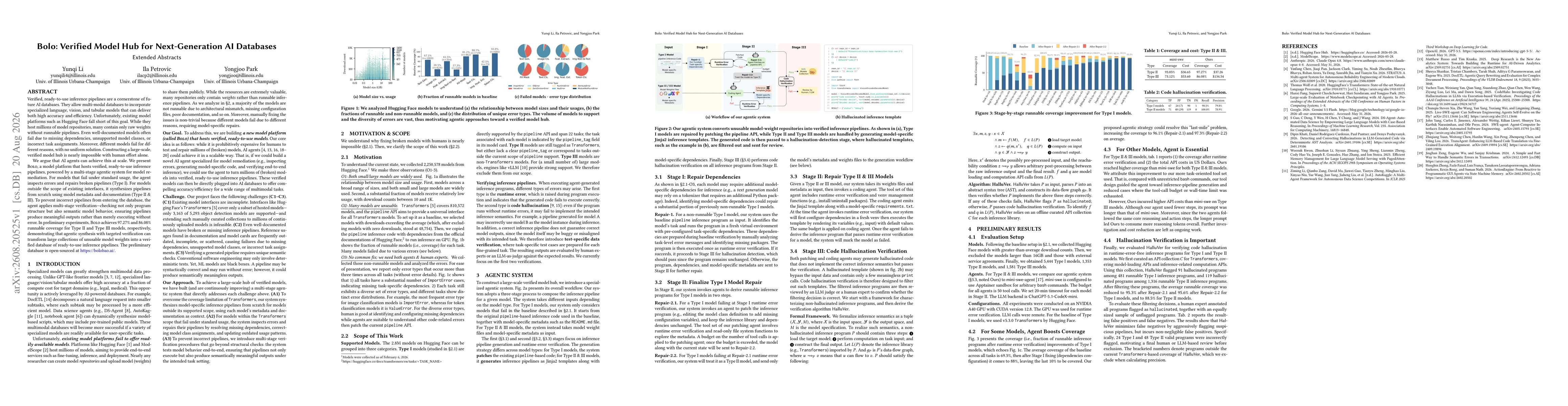 Thumbnail for Bolo: Verified Model Hub for Next-Generation AI Databases