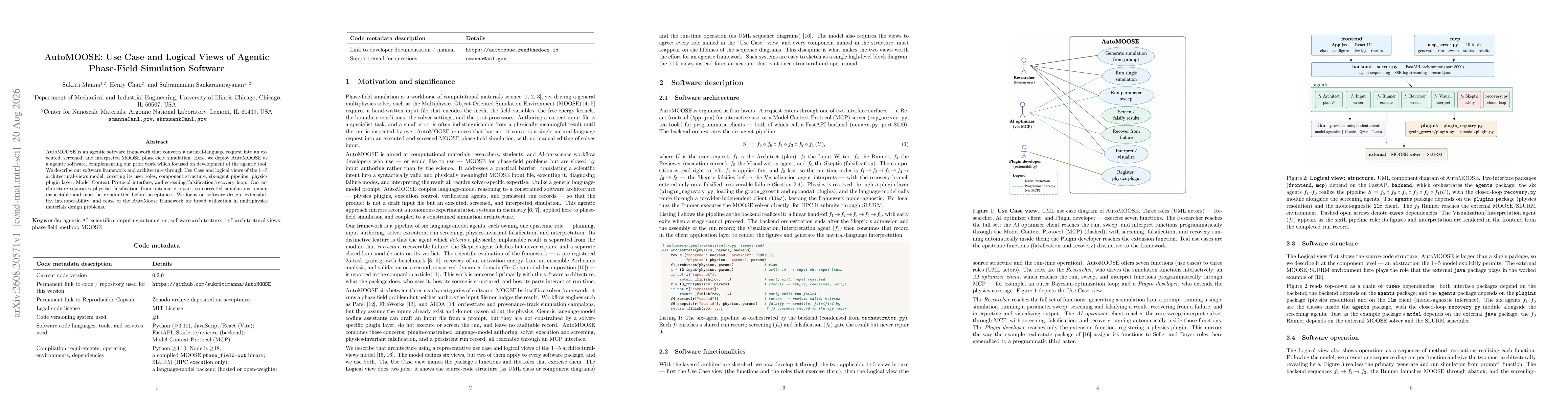 Thumbnail for AutoMOOSE: Use Case and Logical Views of Agentic Phase-Field Simulation Software
