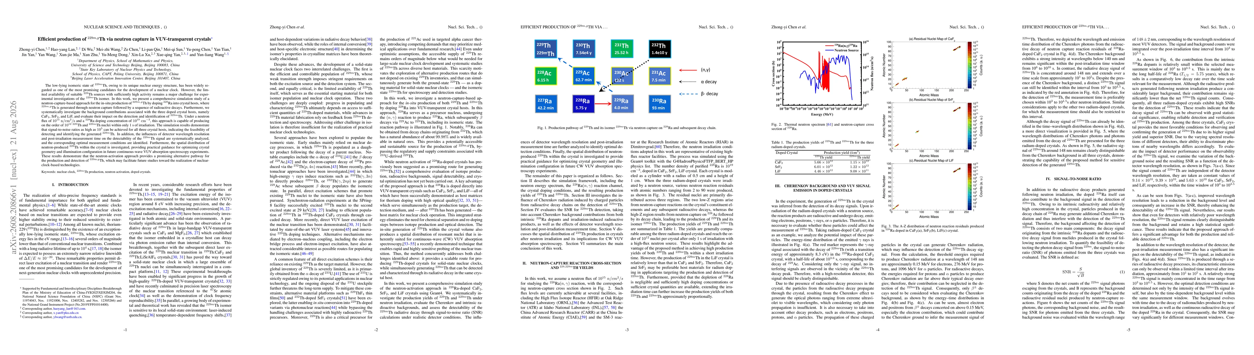 Thumbnail for Efficient production of $^{229m,g}$Th via neutron capture in VUV-transparent crystals