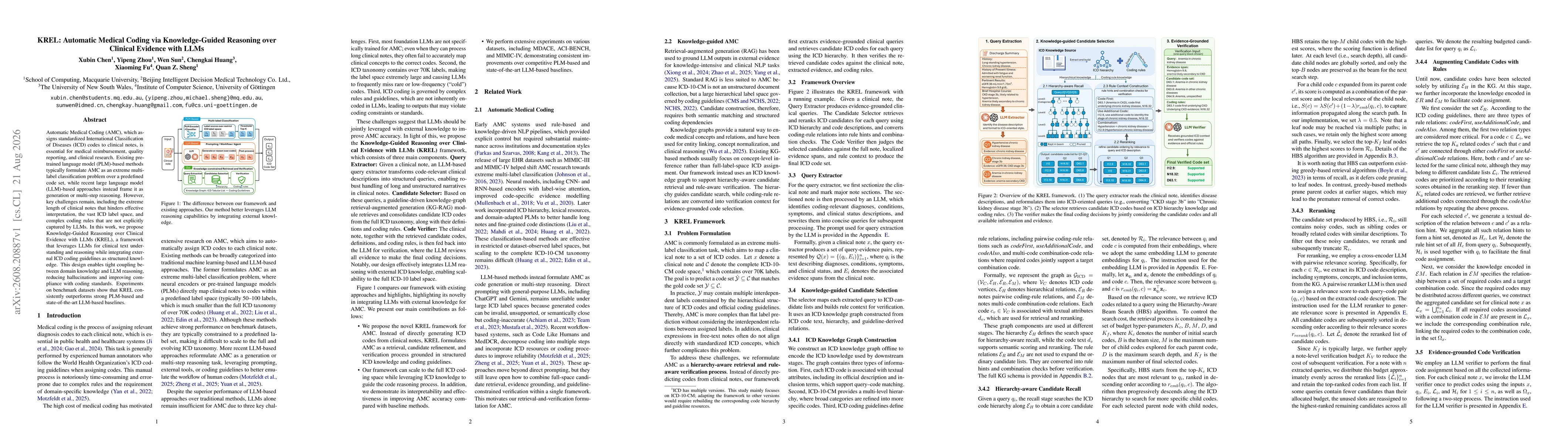 Thumbnail for KREL: Automatic Medical Coding via Knowledge-Guided Reasoning over Clinical Evidence with LLMs