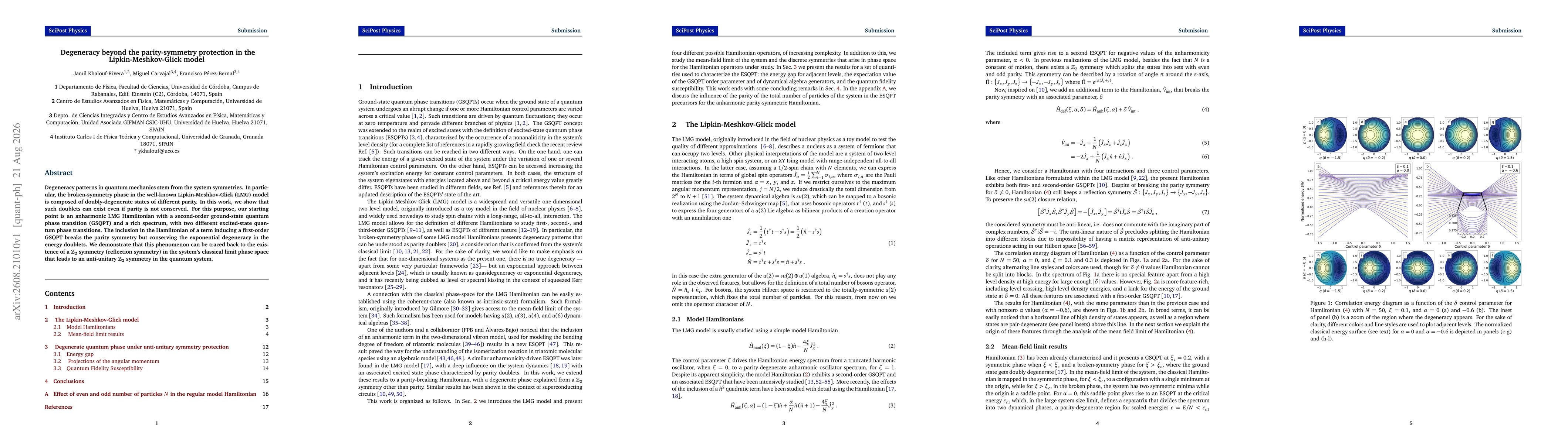 Thumbnail for Degeneracy beyond the parity-symmetry protection in the Lipkin-Meshkov-Glick model