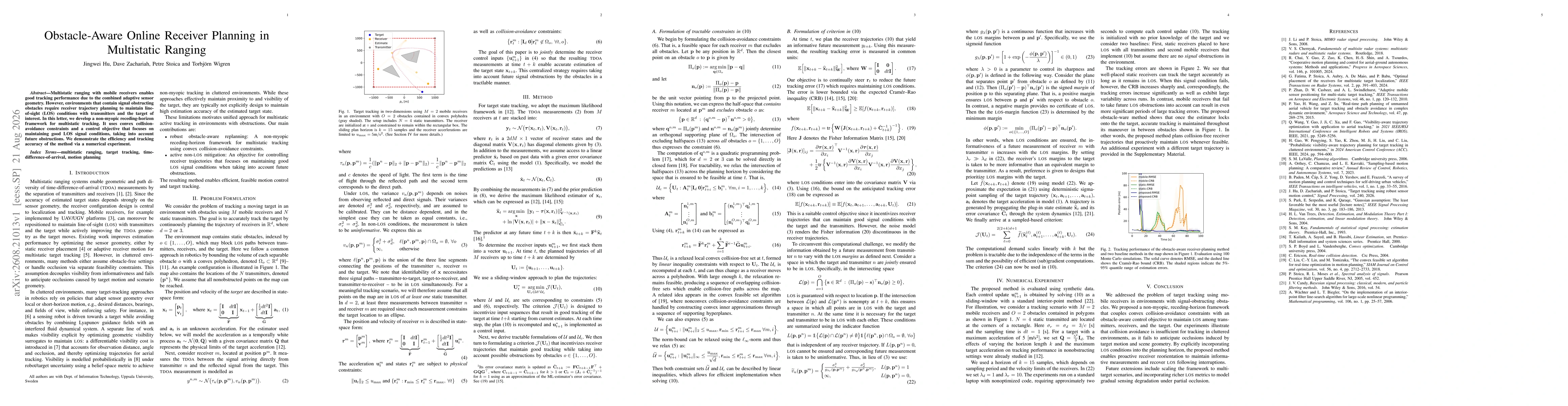 Thumbnail for Obstacle-Aware Online Receiver Planning in Multistatic Ranging