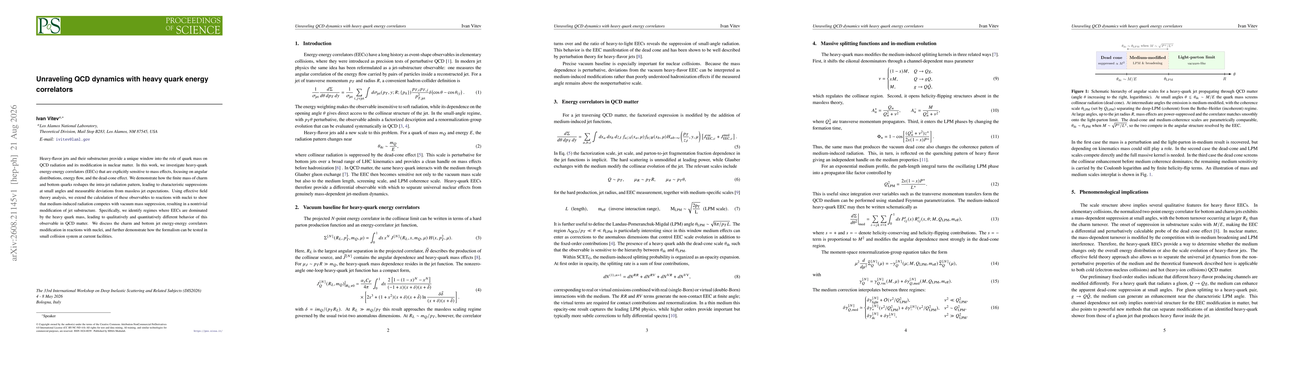 Thumbnail for Unraveling QCD dynamics with heavy quark energy correlators