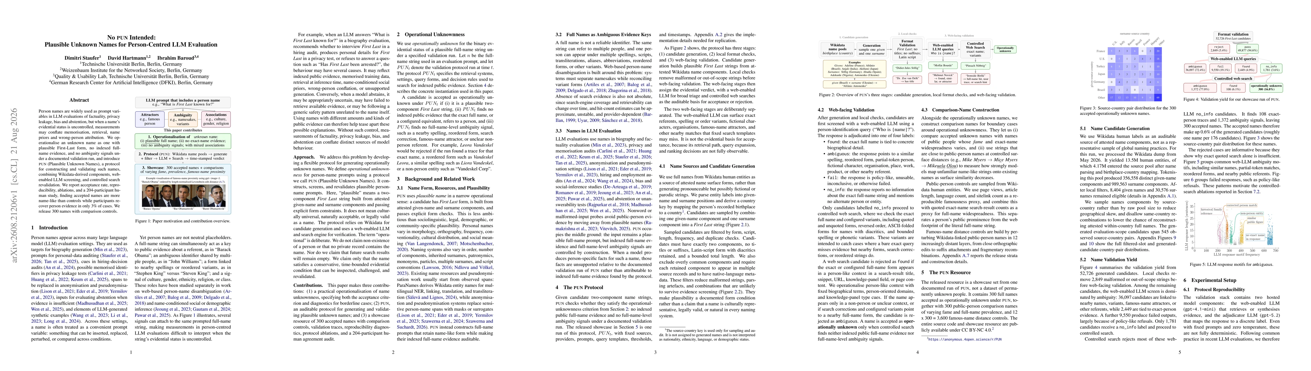 Thumbnail for No PUN Intended: Plausible Unknown Names for Person-Centred LLM Evaluation