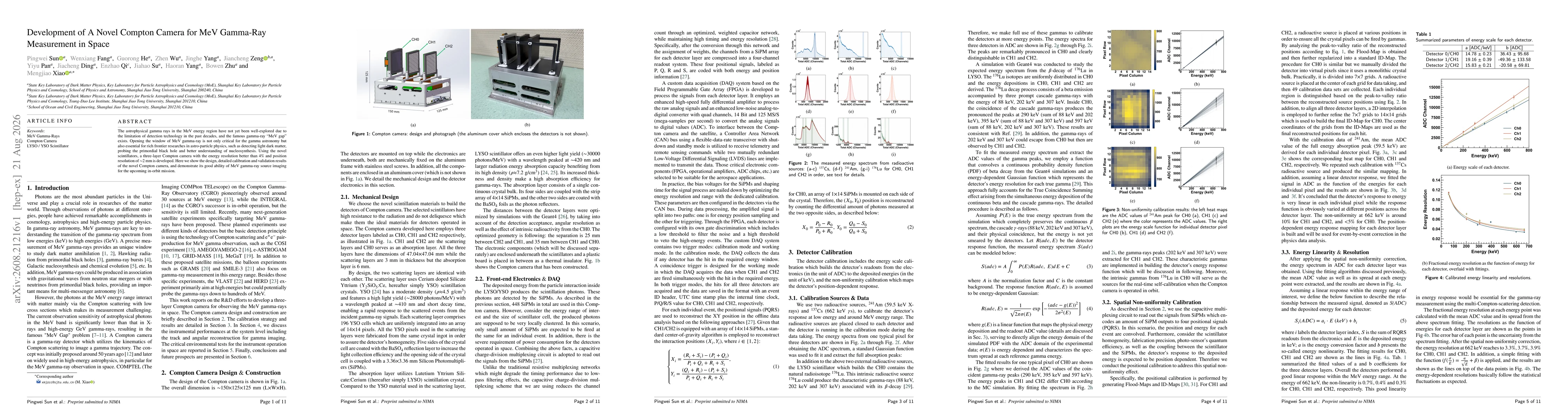 Thumbnail for Development of A Novel Compton Camera for MeV Gamma-Ray Measurement in Space