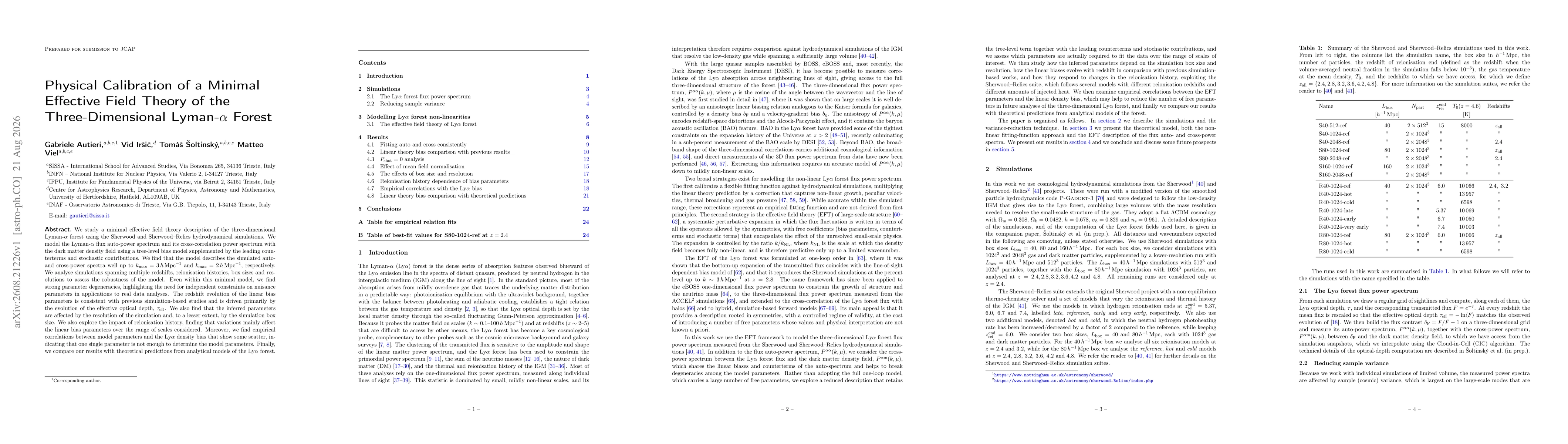 Thumbnail for Physical Calibration of a Minimal Effective Field Theory of the Three-Dimensional Lyman-$α$ Forest