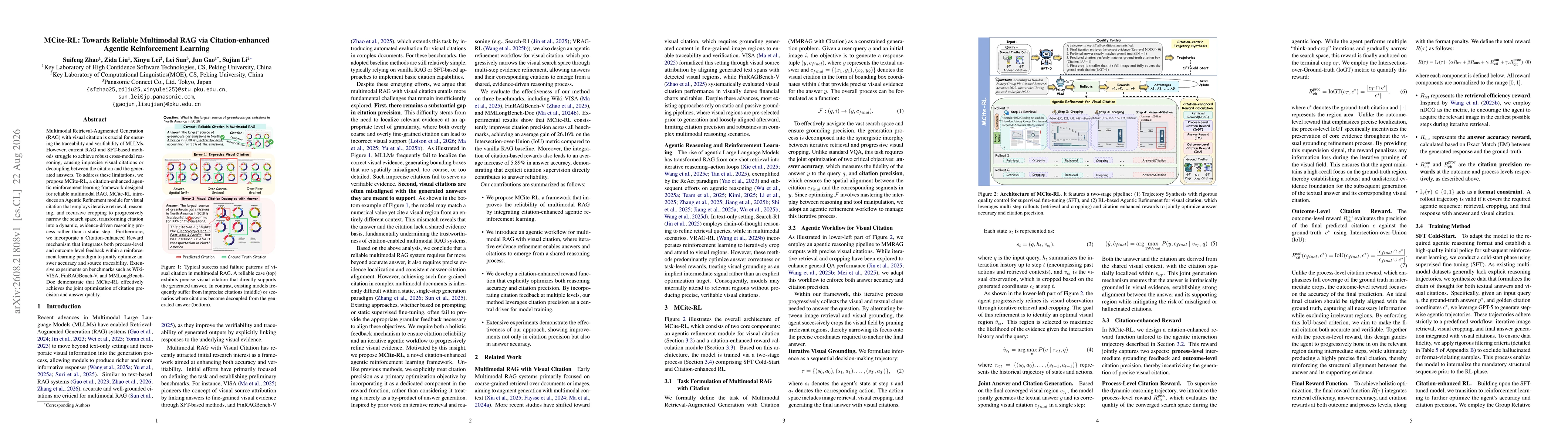 Thumbnail for MCite-RL: Towards Reliable Multimodal RAG via Citation-enhanced Agentic Reinforcement Learning