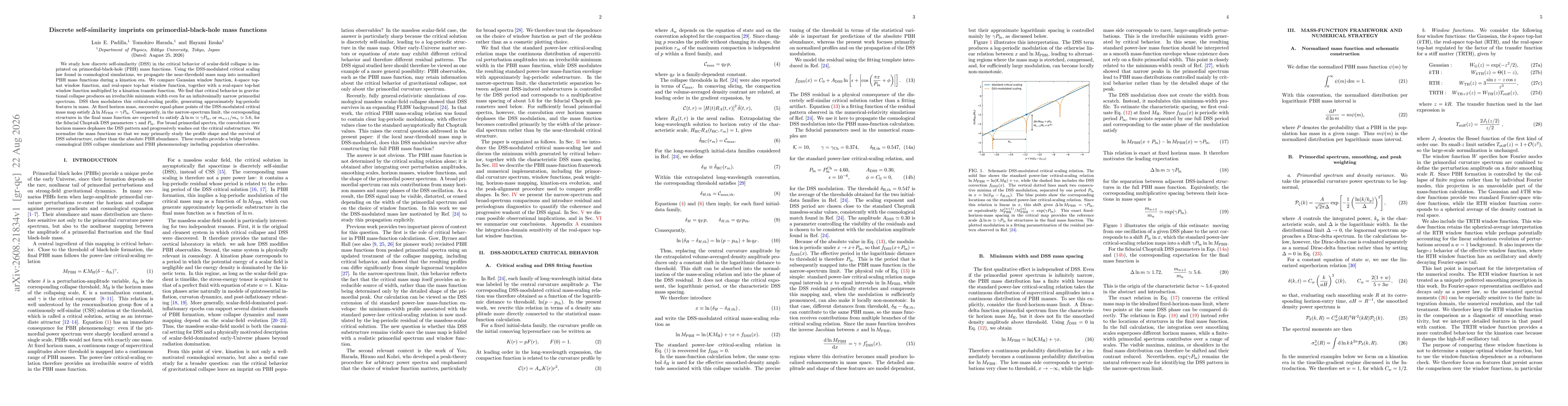 Thumbnail for Discrete self-similarity imprints on primordial-black-hole mass functions