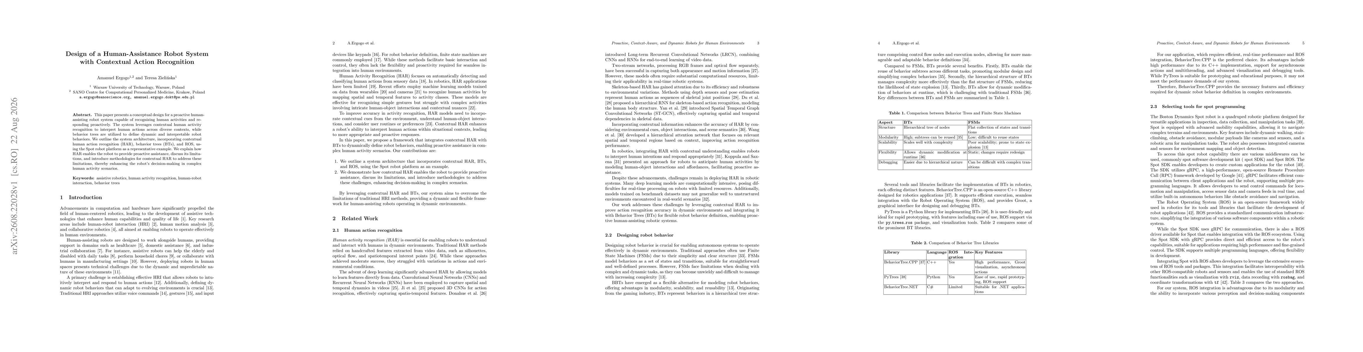 Thumbnail for Design of a Human-Assistance Robot System with Contextual Action Recognition