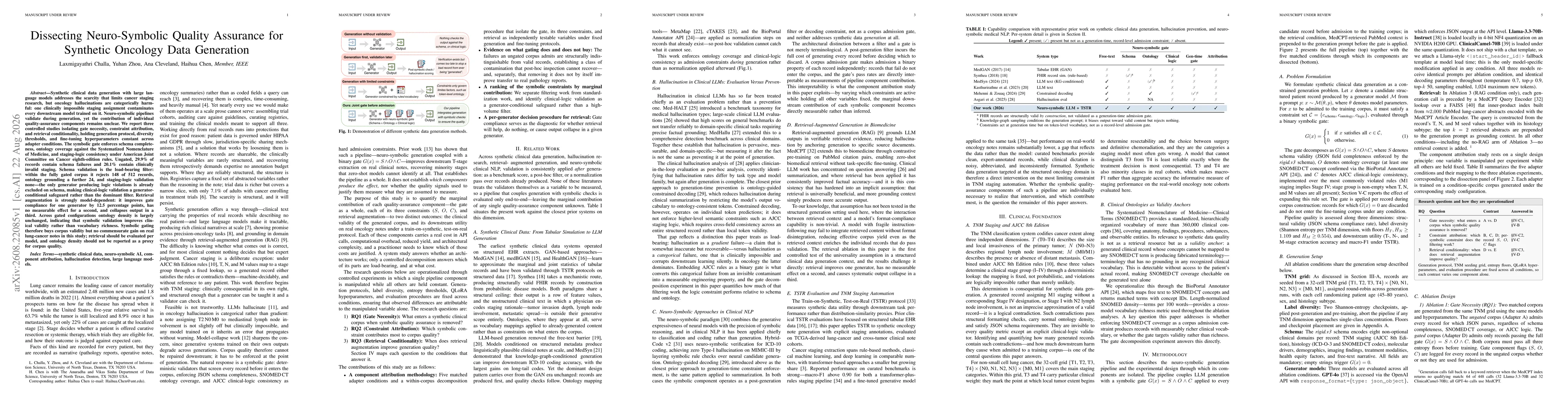 Thumbnail for Dissecting Neuro-Symbolic Quality Assurance for Synthetic Oncology Data Generation
