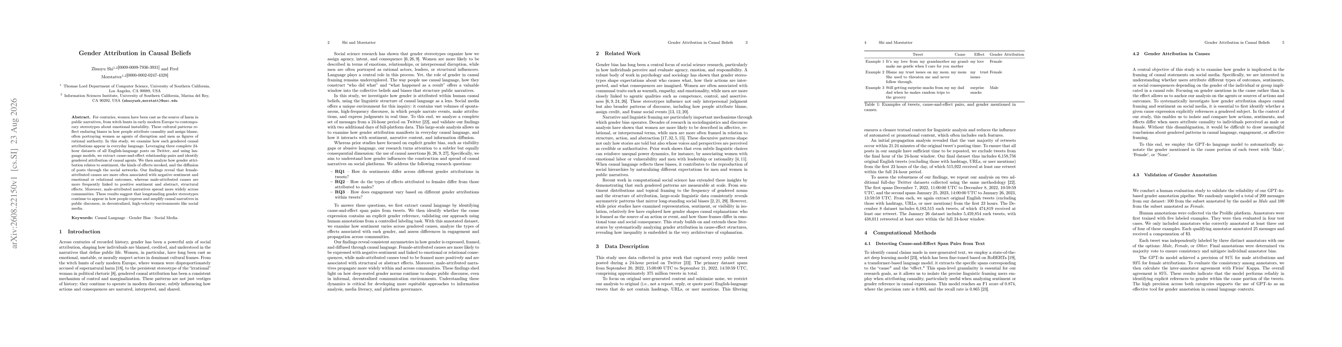 Thumbnail for Gender Attribution in Causal Beliefs