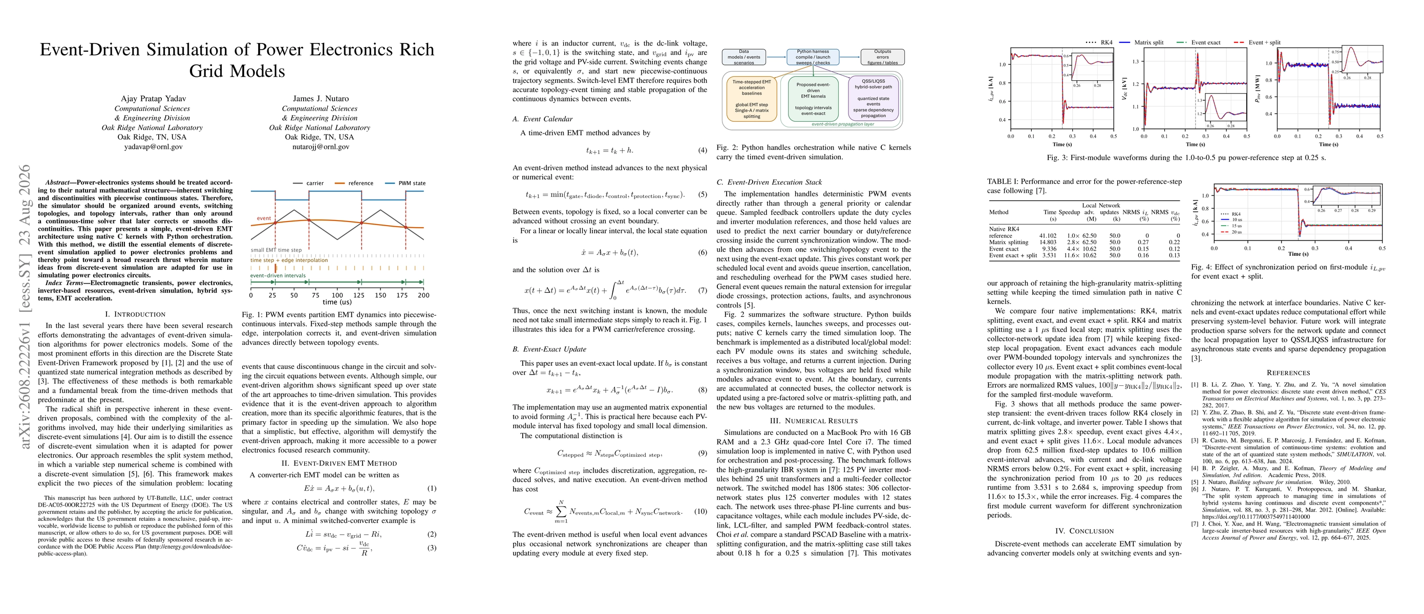 Thumbnail for Event-Driven Simulation of Power Electronics Rich Grid Models