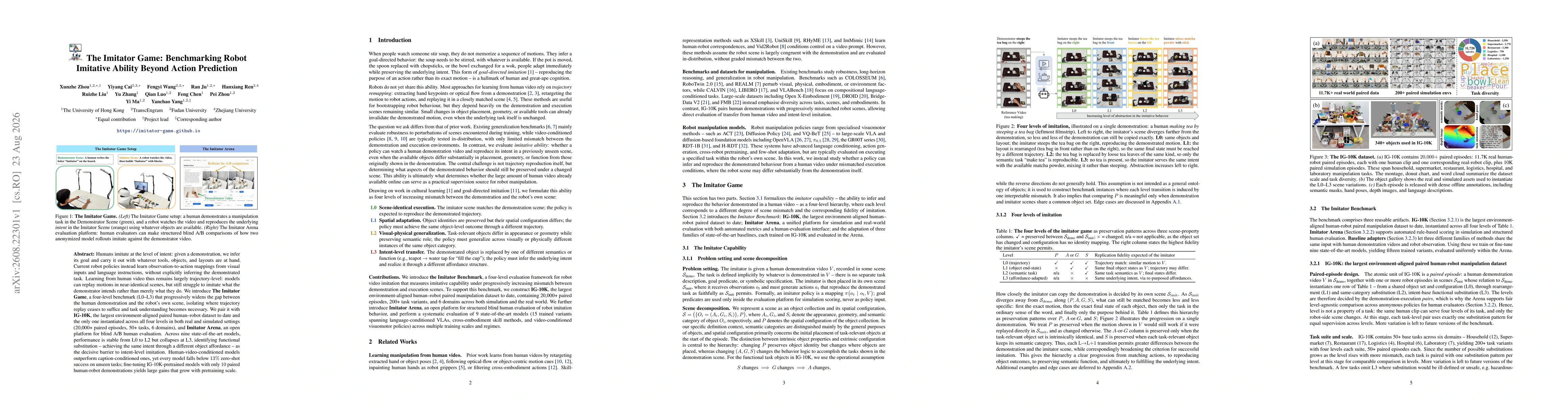 Thumbnail for The Imitator Game: Benchmarking Robot Imitative Ability Beyond Action Prediction