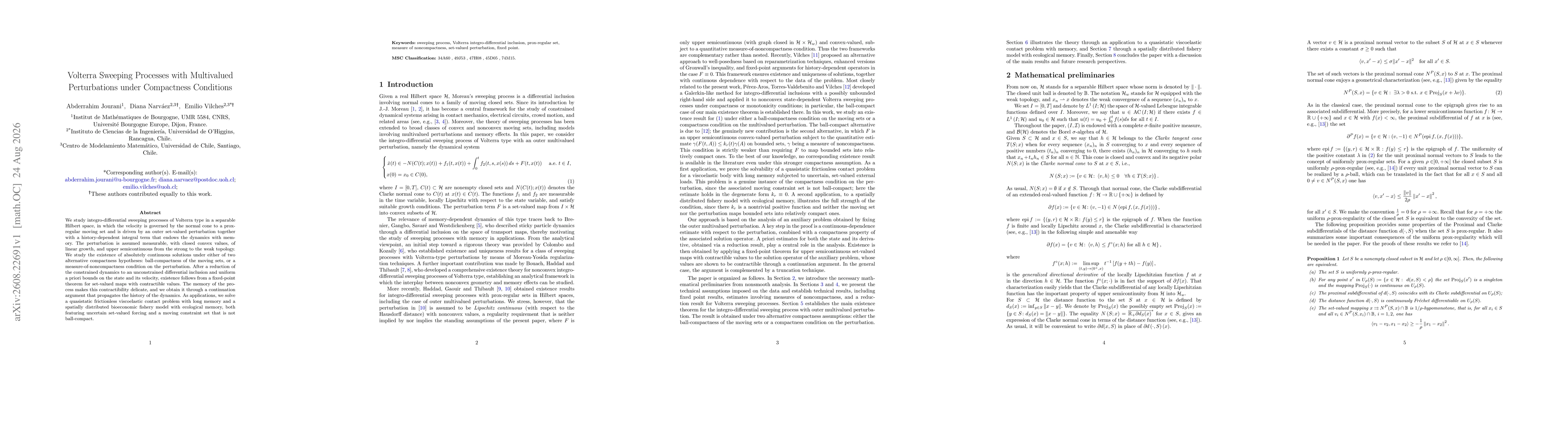 Thumbnail for Volterra Sweeping Processes with Multivalued Perturbations under Compactness Conditions