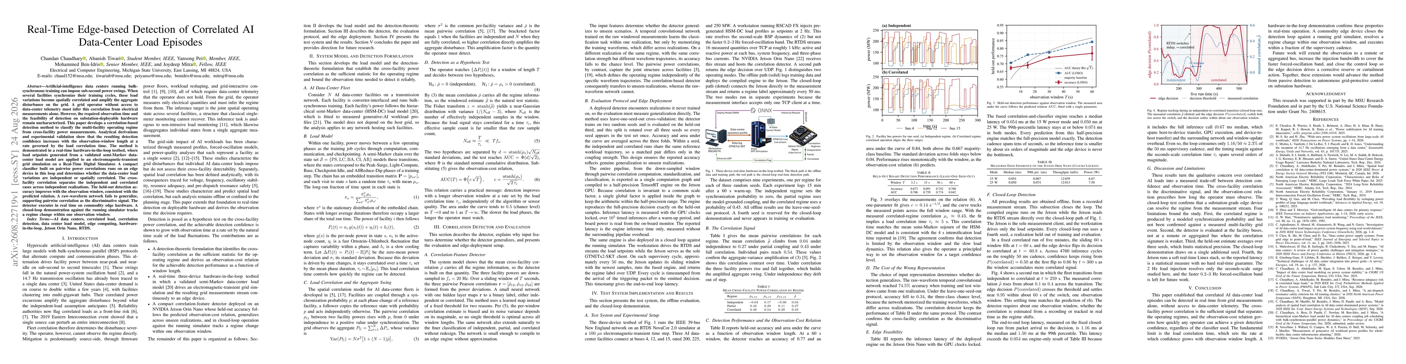 Thumbnail for Real-Time Edge-based Detection of Correlated AI Data-Center Load Episodes