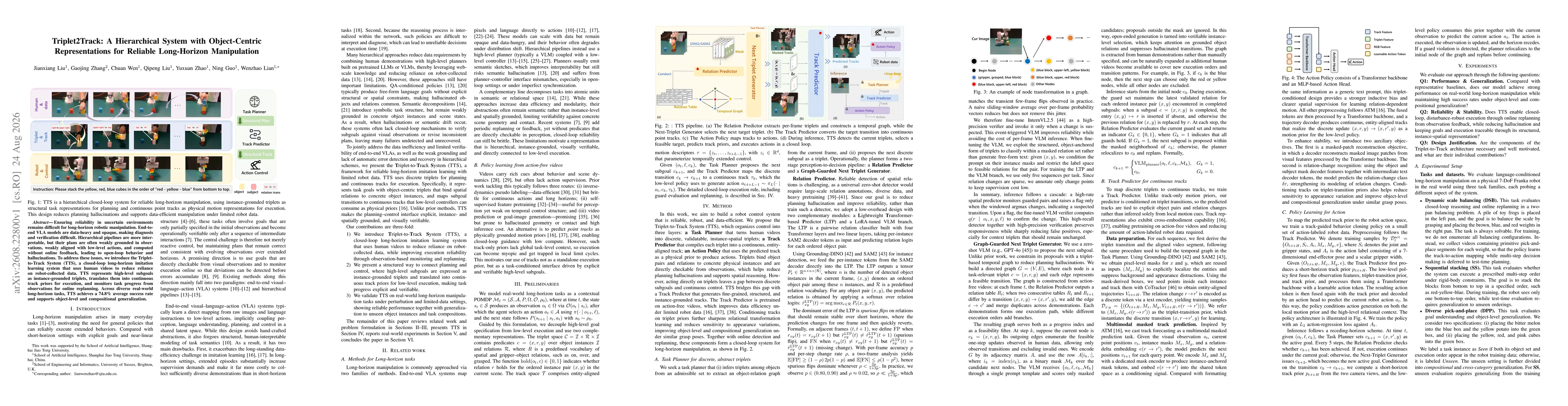 Thumbnail for Triplet2Track: A Hierarchical System with Object-Centric Representations for Reliable Long-Horizon Manipulation