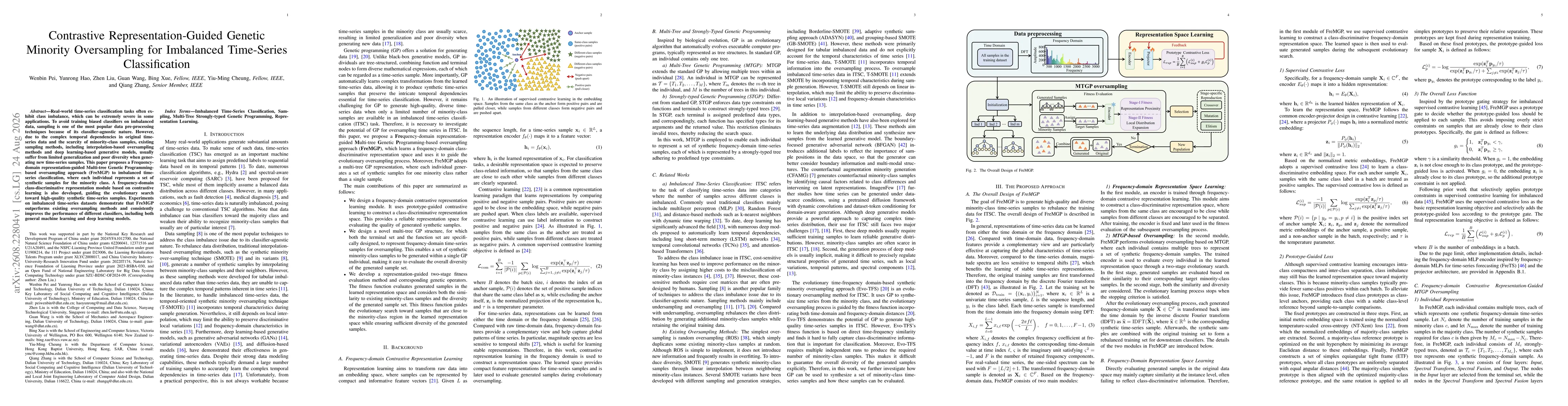 Thumbnail for Contrastive Representation-Guided Genetic Minority Oversampling for Imbalanced Time-Series Classification