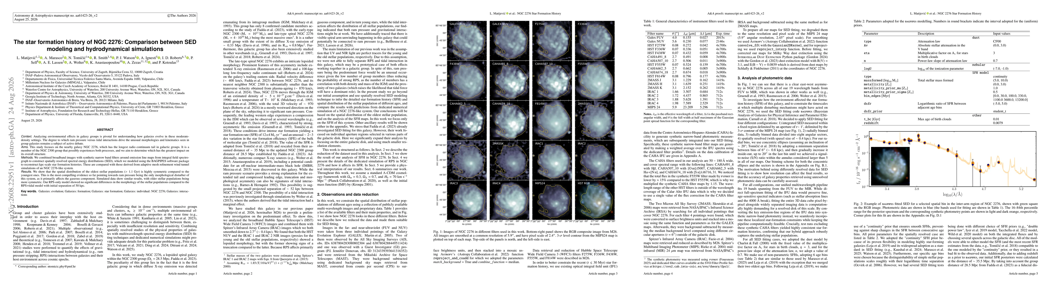 Thumbnail for The star formation history of NGC 2276: Comparison between SED modeling and hydrodynamical simulations