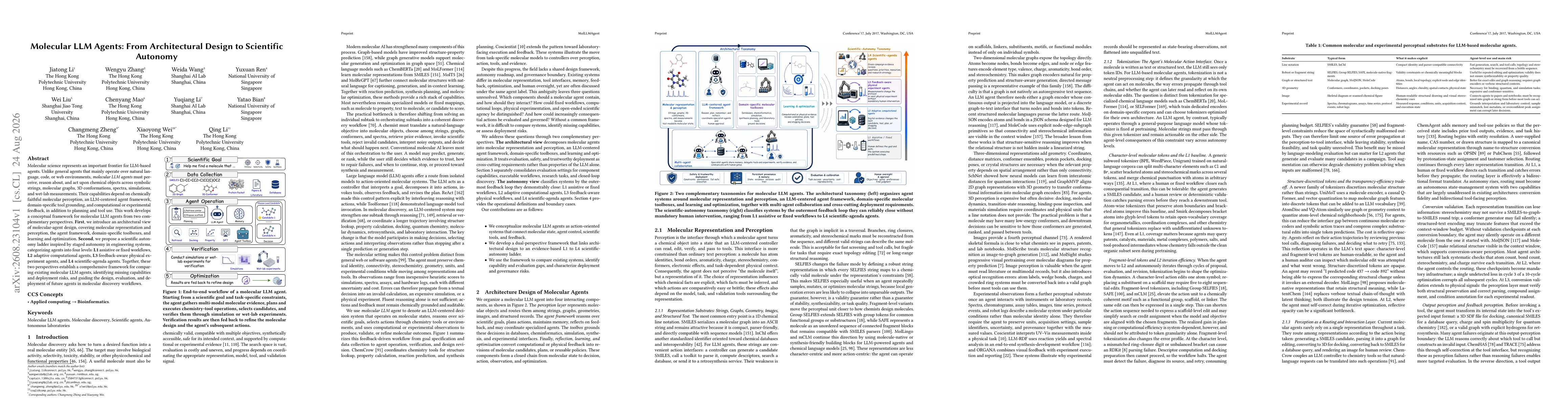 Thumbnail for Molecular LLM Agents: From Architectural Design to Scientific Autonomy