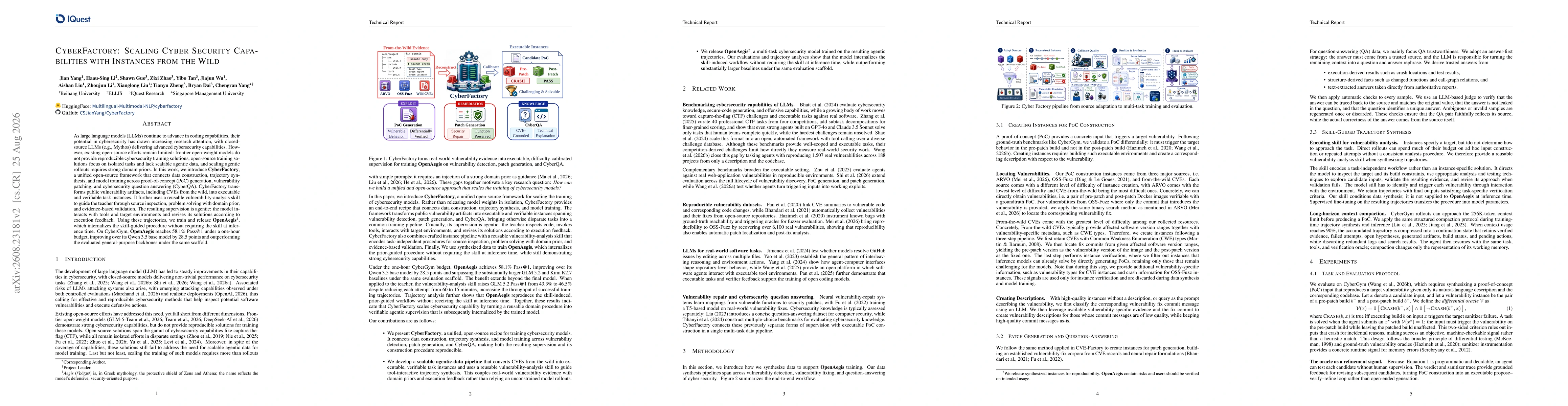 Thumbnail for CyberFactory: Scaling Cyber Security Capabilities with Instances from the Wild