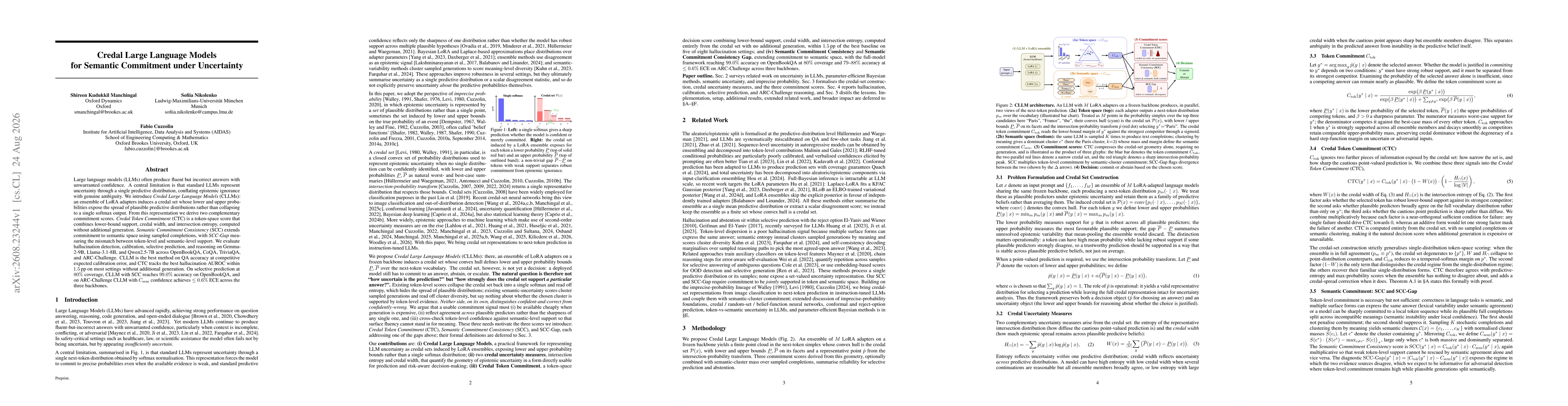 Thumbnail for Credal Large Language Models for Semantic Commitment under Uncertainty