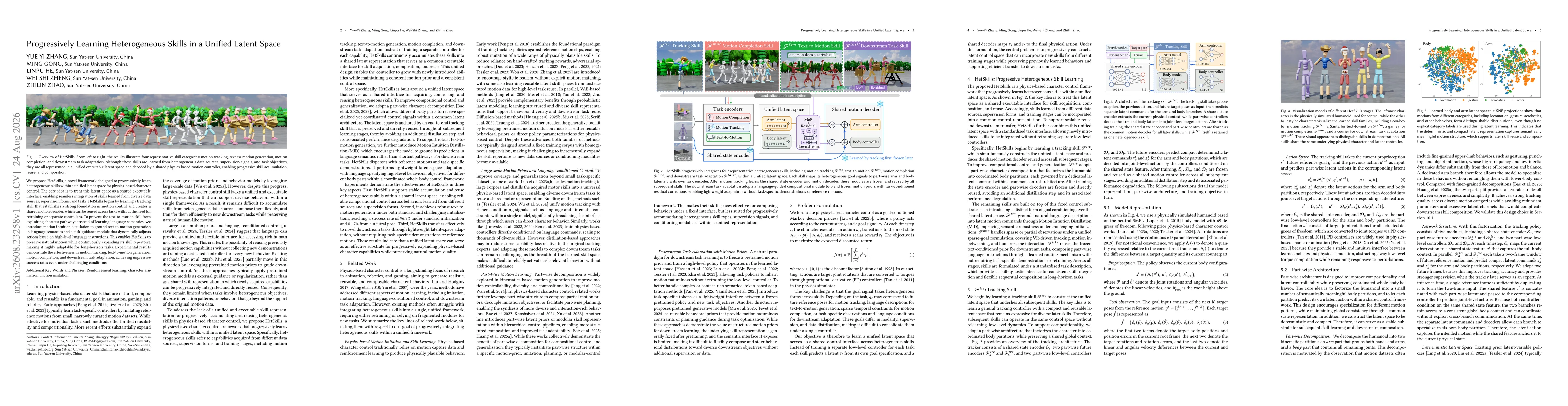 Thumbnail for Progressively Learning Heterogeneous Skills in a Unified Latent Space