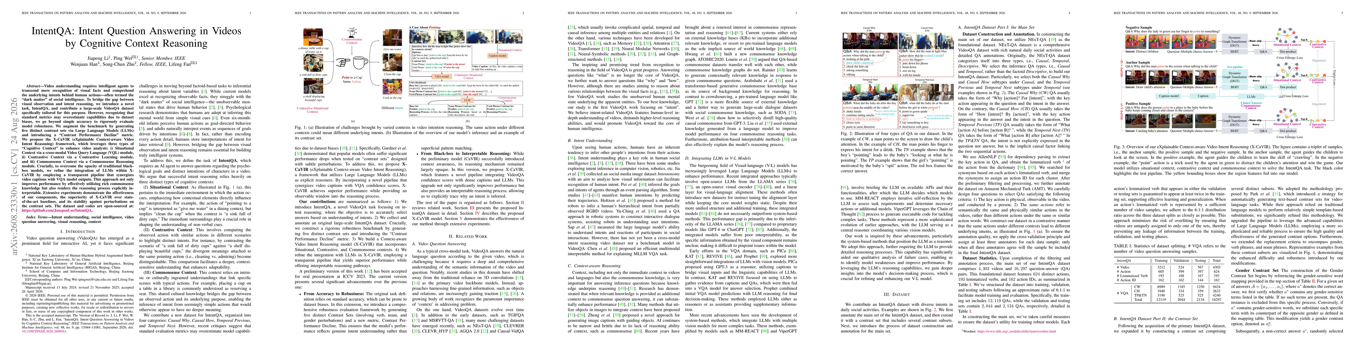 Thumbnail for IntentQA: Intent Question Answering in Videos by Cognitive Context Reasoning
