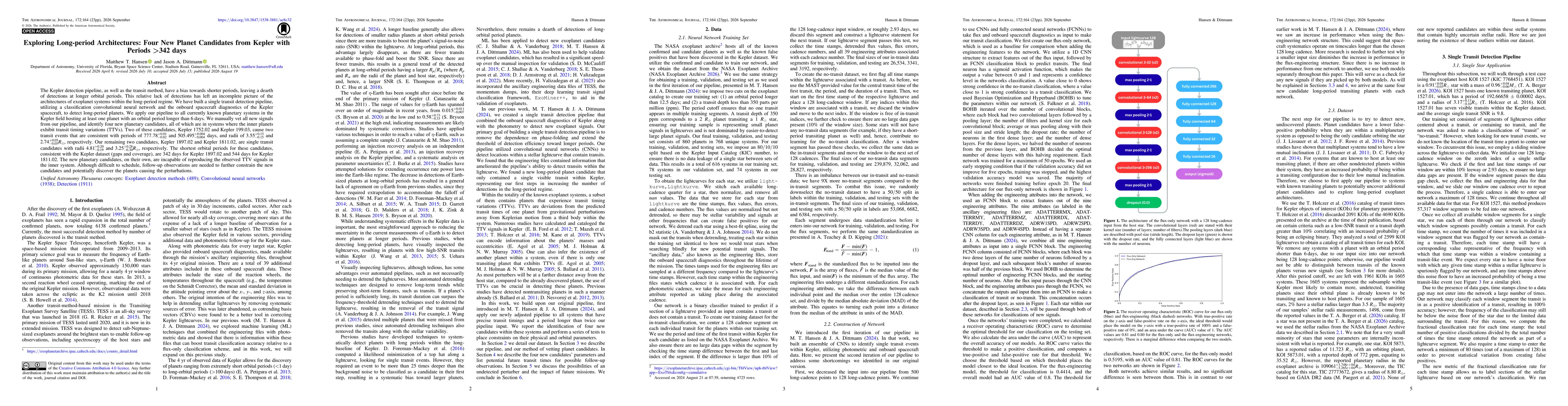 Thumbnail for Exploring Long-period Architectures: Four New Planet Candidates from Kepler with Periods >342 days