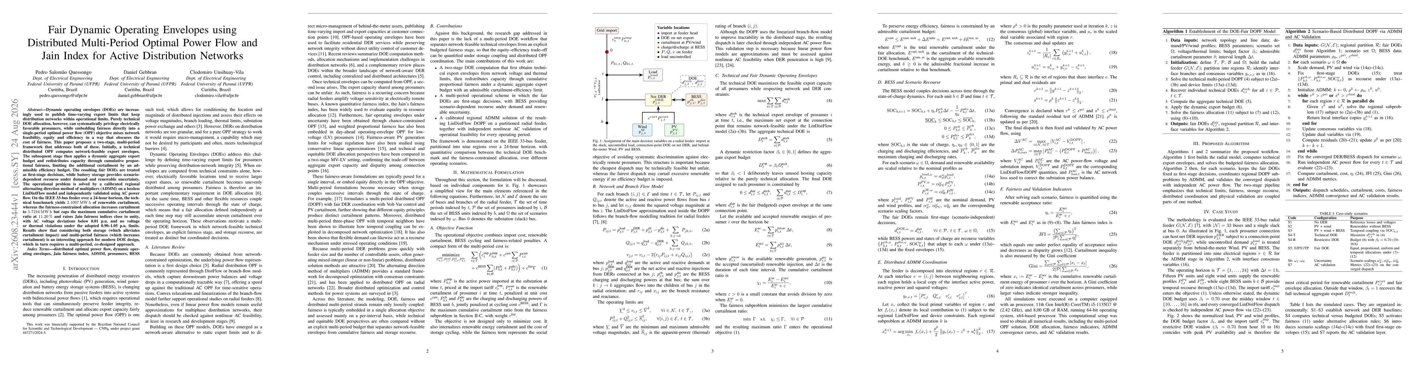 Thumbnail for Fair Dynamic Operating Envelopes using Distributed Multi-Period Optimal Power Flow and Jain Index for Active Distribution Networks