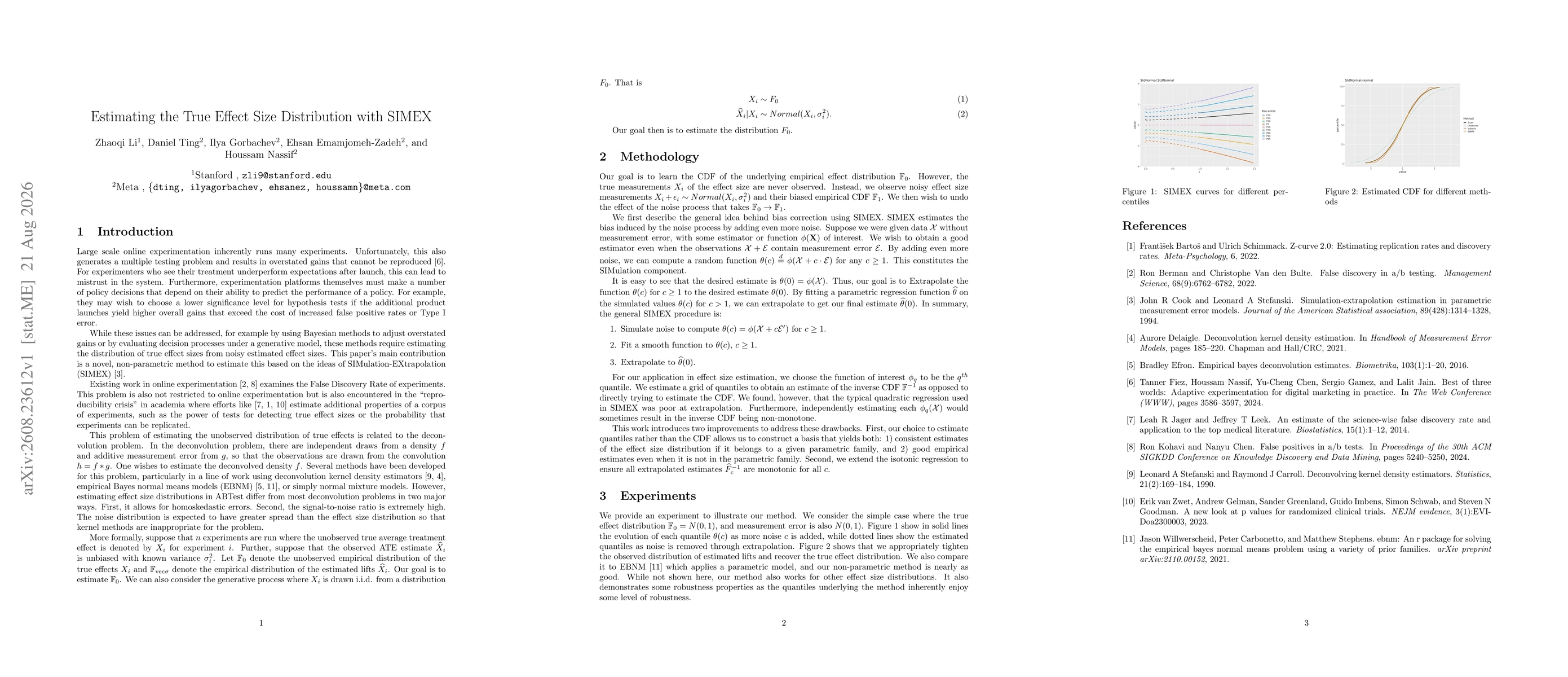 Thumbnail for Estimating the True Effect Size Distribution with SIMEX