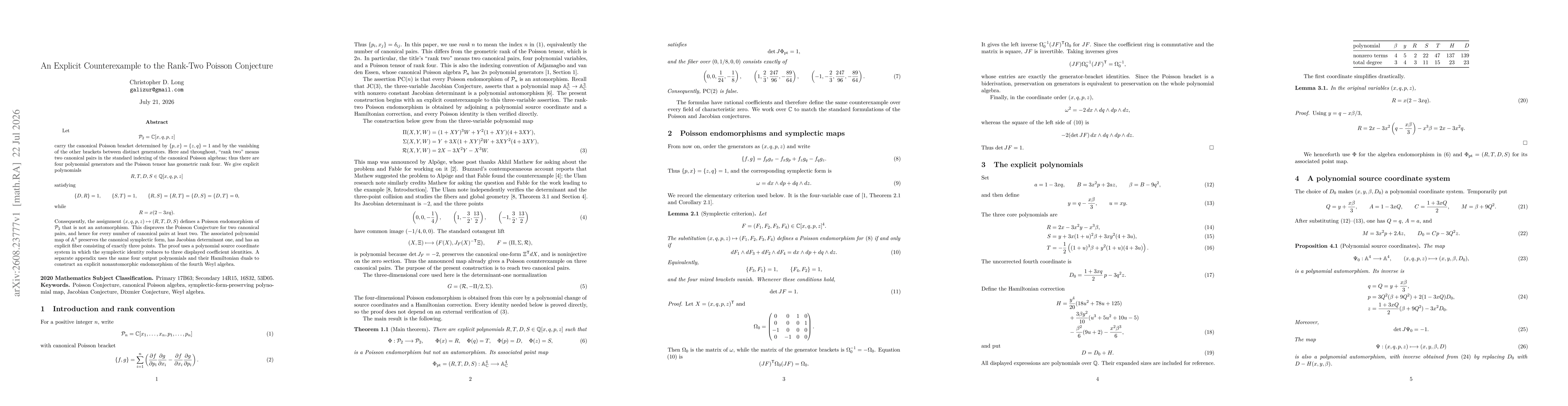 Thumbnail for An Explicit Counterexample to the Rank-Two Poisson Conjecture