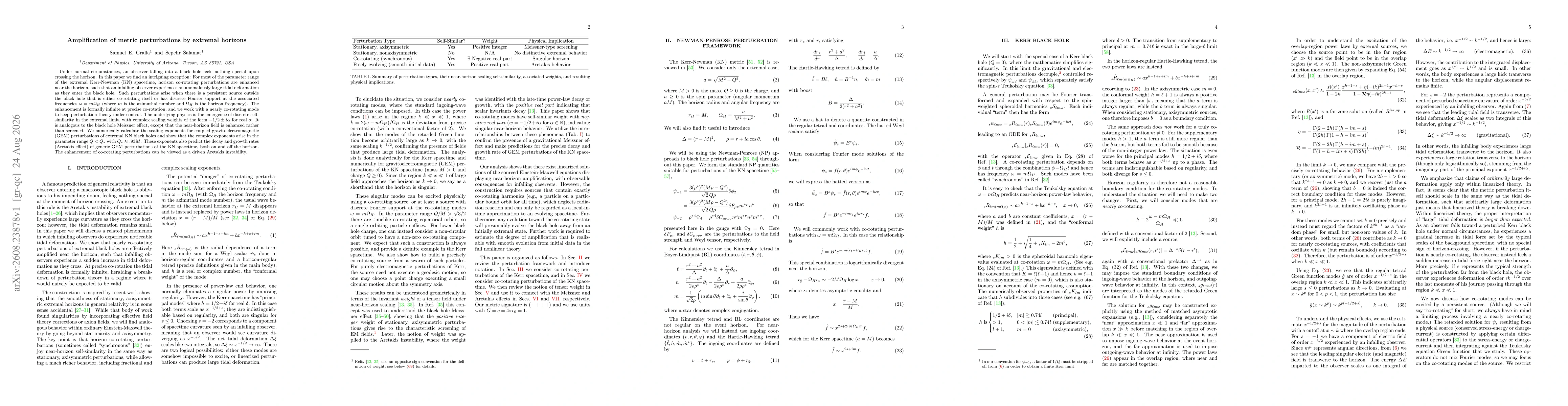 Thumbnail for Amplification of metric perturbations by extremal horizons