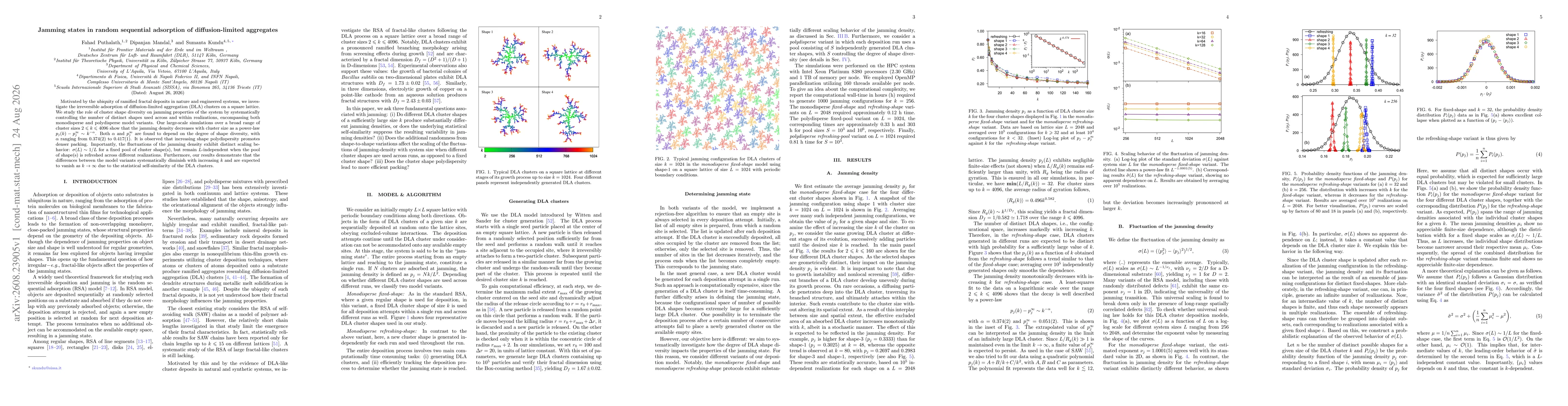 Thumbnail for Jamming states in random sequential adsorption of diffusion-limited aggregates