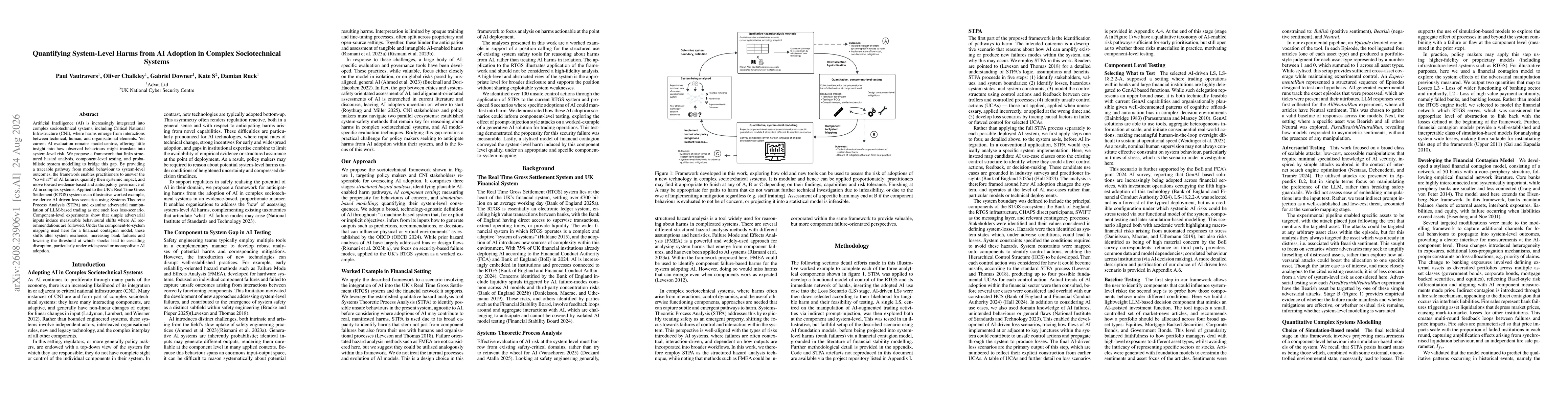Thumbnail for Quantifying System-Level Harms from AI Adoption in Complex Sociotechnical Systems