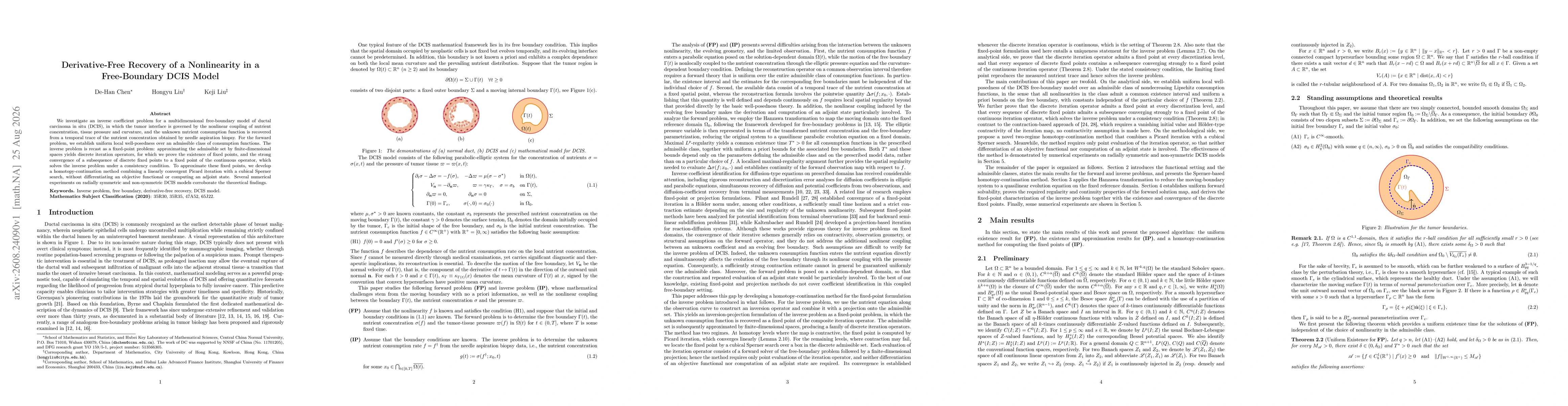 Thumbnail for Derivative-Free Recovery of a Nonlinearity in a Free-Boundary DCIS Model