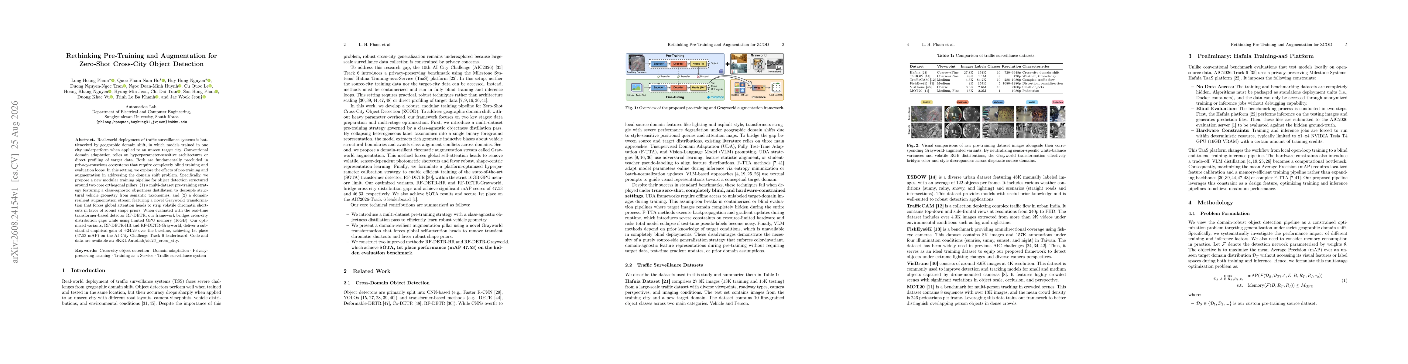 Thumbnail for Rethinking Pre-Training and Augmentation for Zero-Shot Cross-City Object Detection