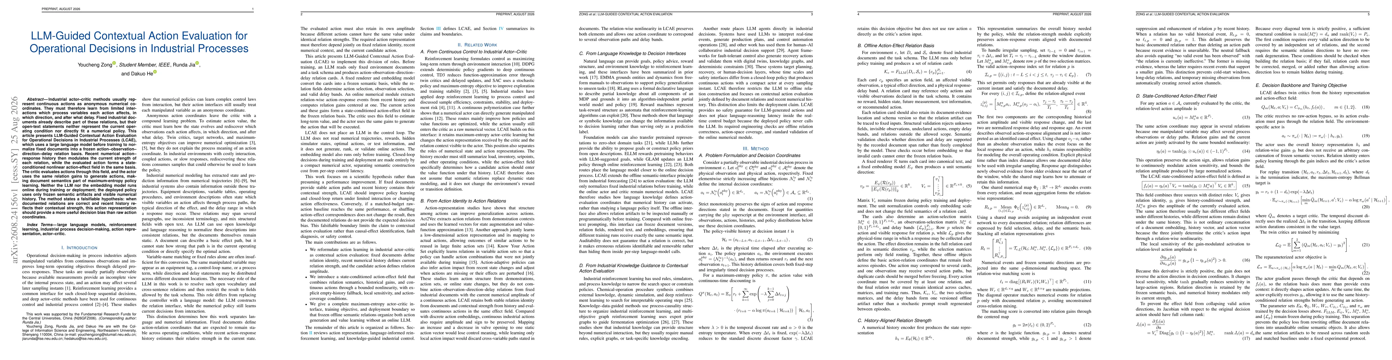 Thumbnail for LLM-Guided Contextual Action Evaluation for Operational Decisions in Industrial Processes