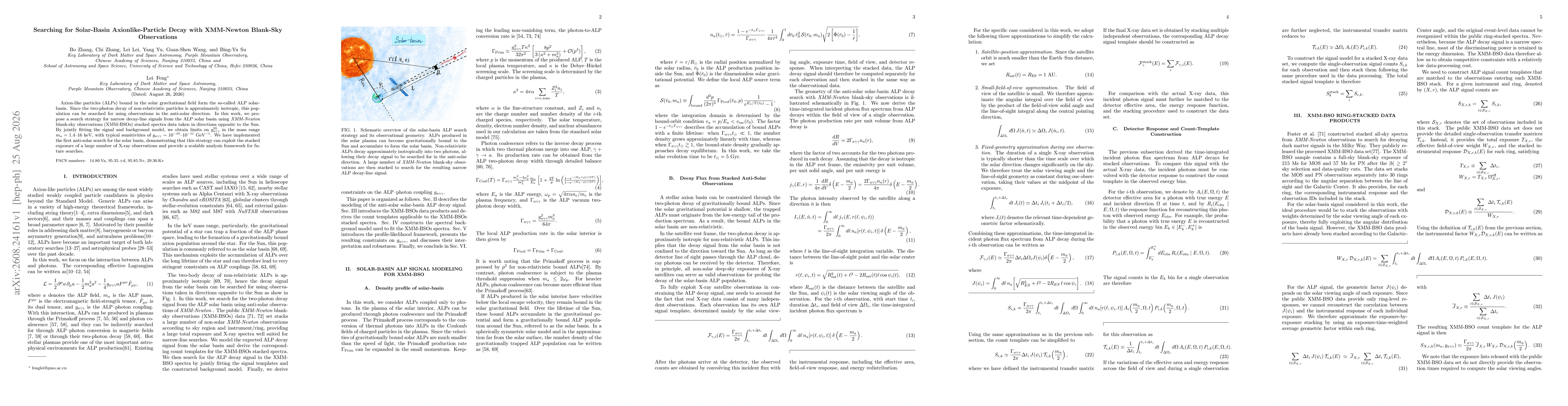 Thumbnail for Searching for Solar-Basin Axionlike-Particle Decay with XMM-Newton Blank-Sky Observations