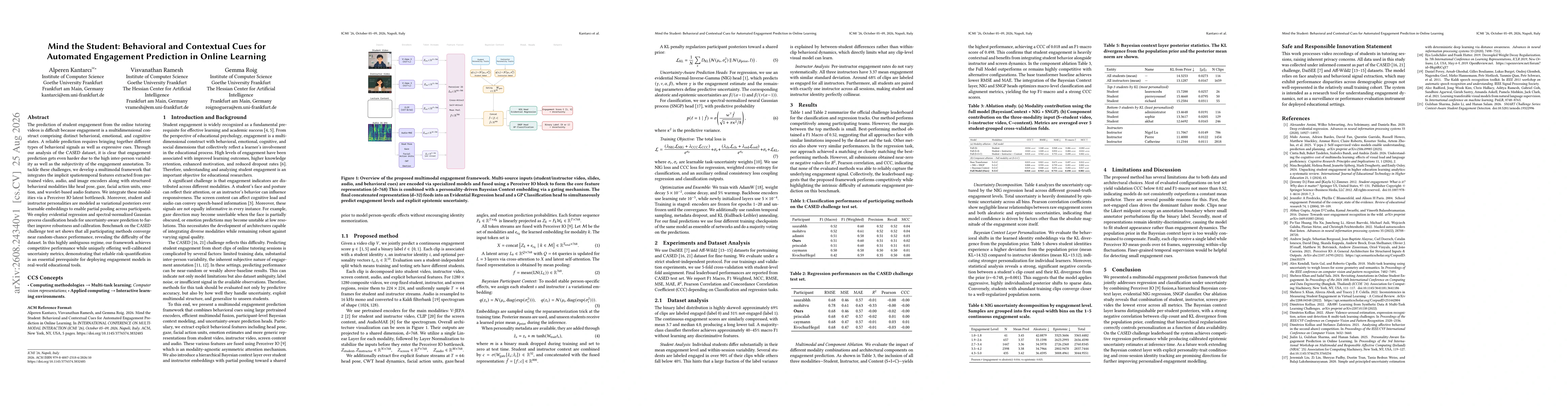 Thumbnail for Mind the Student: Behavioral and Contextual Cues for Automated Engagement Prediction in Online Learning