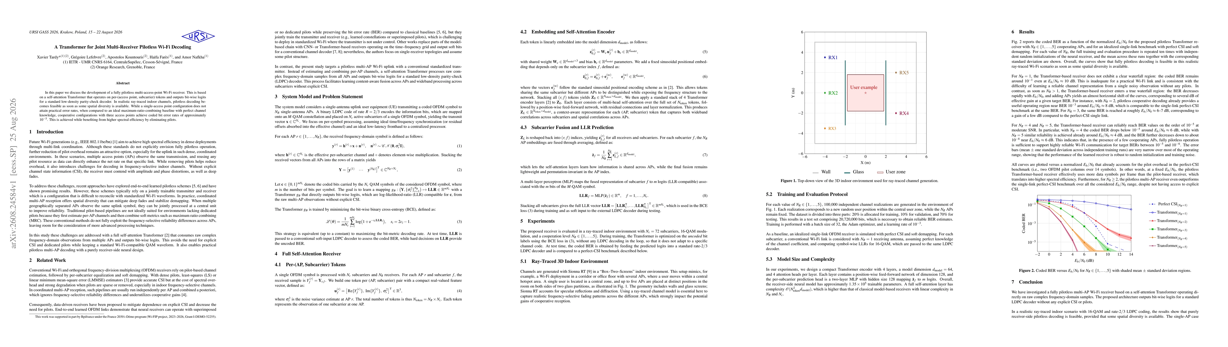 Thumbnail for A Transformer for Joint Multi-Receiver Pilotless Wi-Fi Decoding