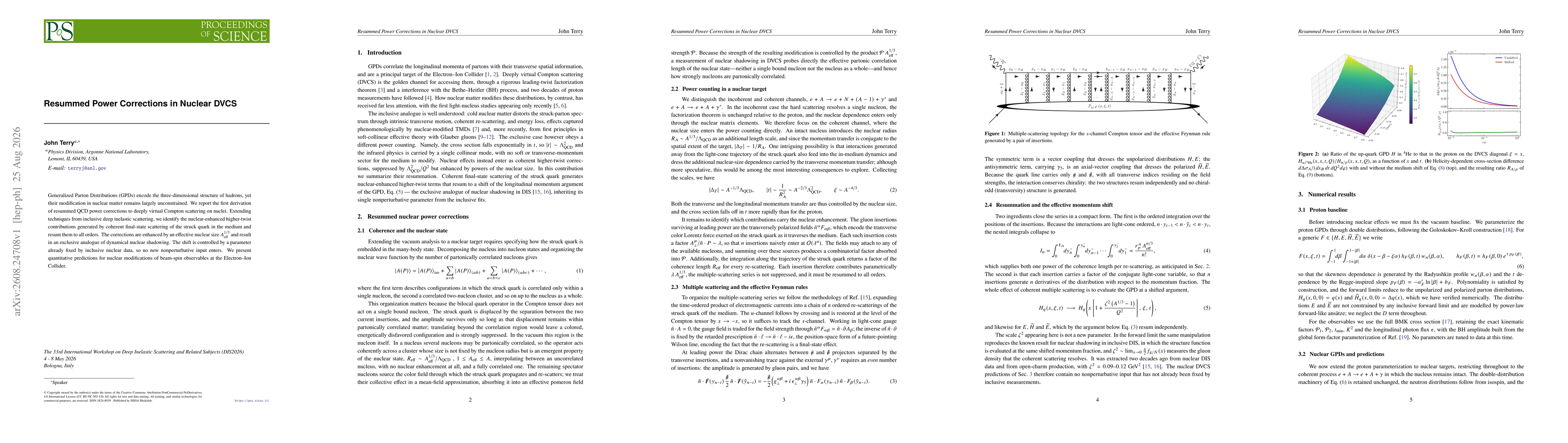 Thumbnail for Resummed Power Corrections in Nuclear DVCS