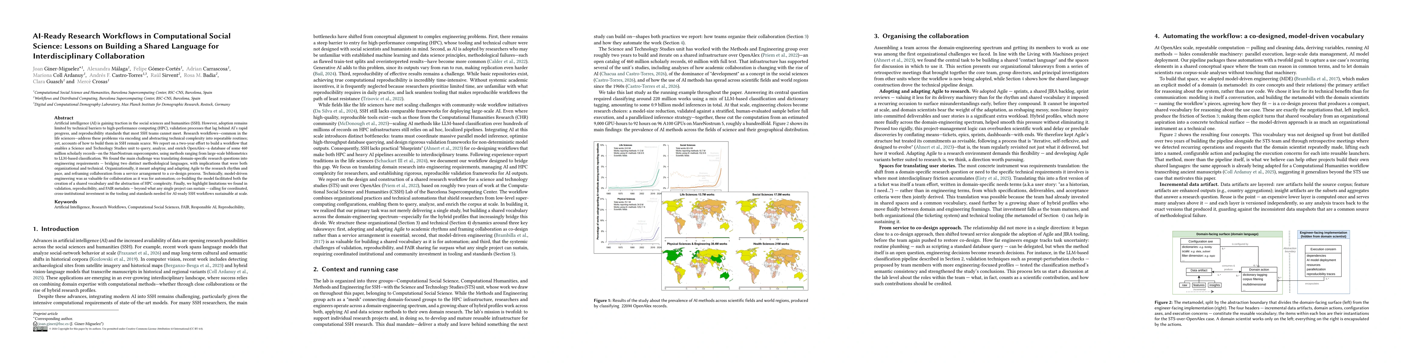 Thumbnail for AI-Ready Research Workflows in Computational Social Science: Lessons on Building a Shared Language for Interdisciplinary Collaboration