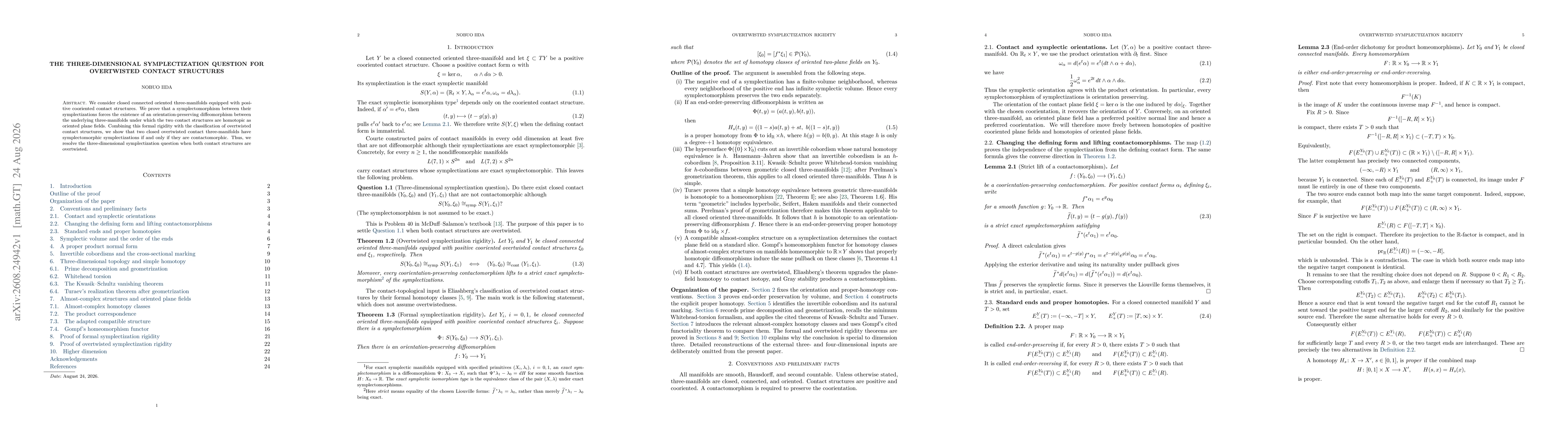 Thumbnail for The three-dimensional symplectization question for overtwisted contact structures