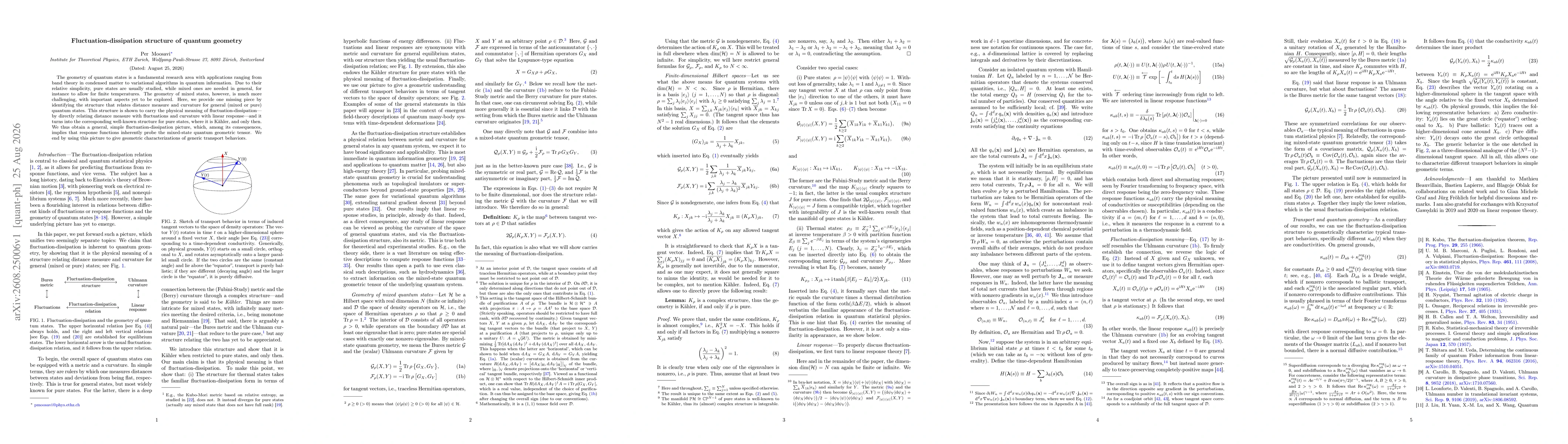 Thumbnail for Fluctuation-dissipation structure of quantum geometry