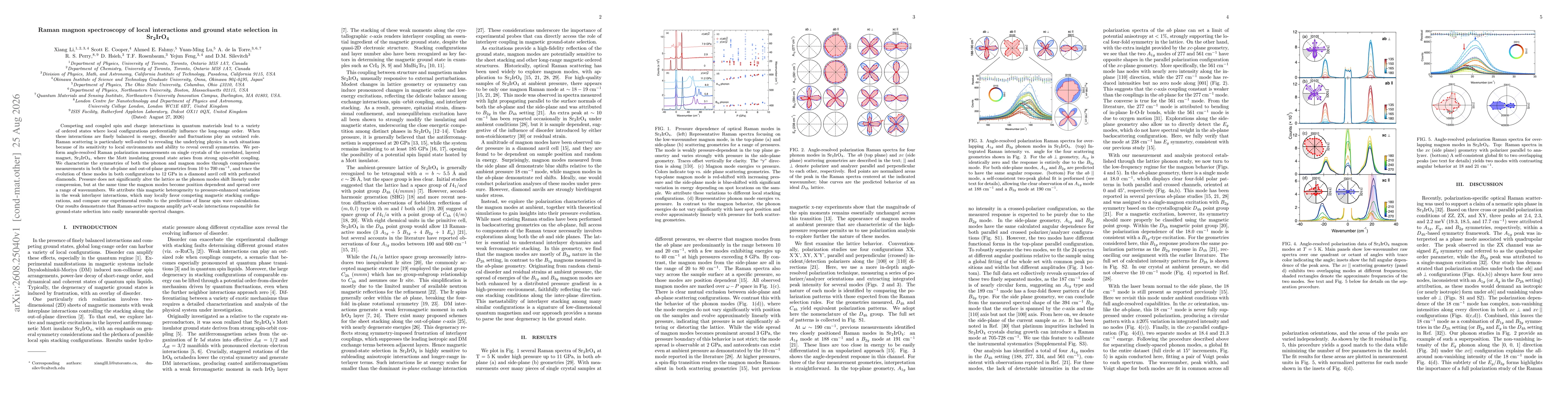 Thumbnail for Raman magnon spectroscopy of local interactions and ground state selection in $\mathrm{Sr_2IrO_4}$