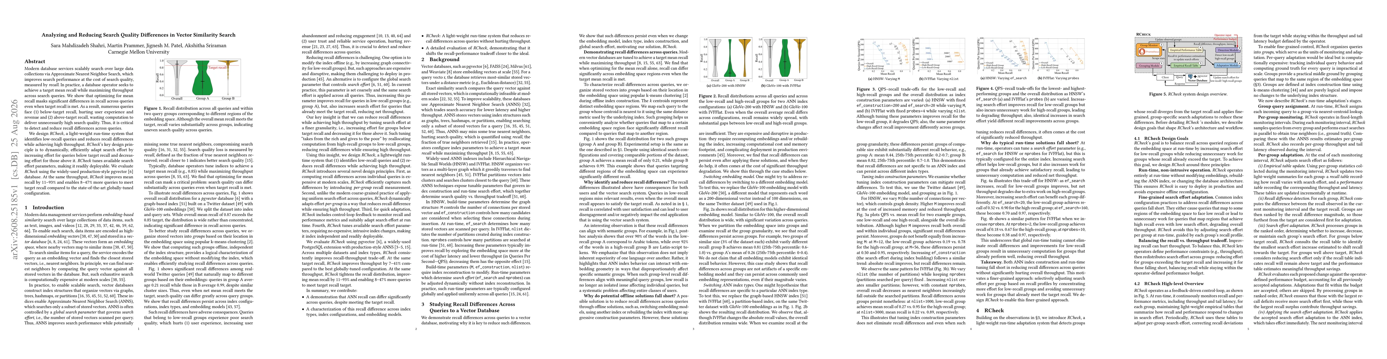 Thumbnail for Analyzing and Reducing Search Quality Differences in Vector Similarity Search